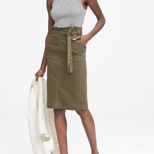Banana Republic Denim Skirt Midi